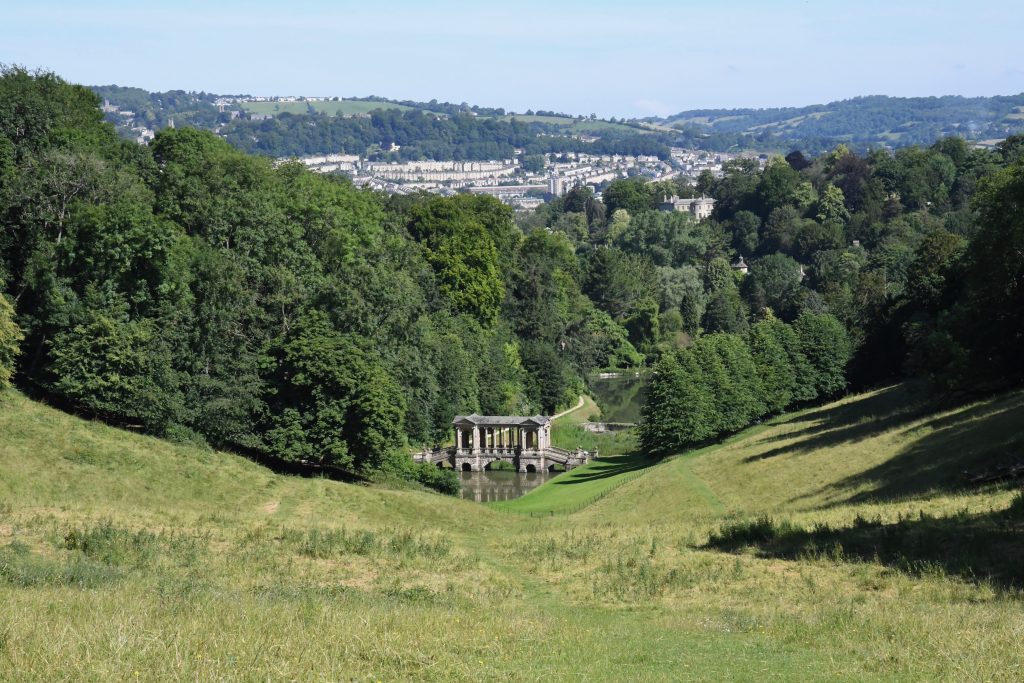 View over Bath and the Palladian bridge